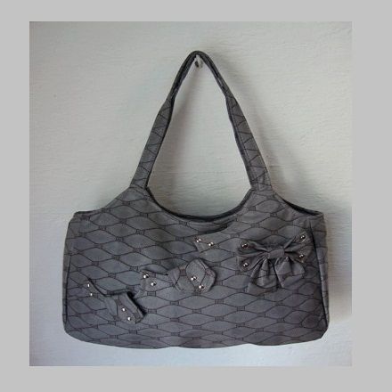 Bolsa Corino Cinza G1018