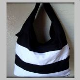Bolsa Black/White g 1085